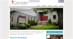 Desktop Screenshot of calvarybaptistministries.com